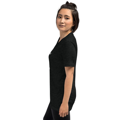 DMC Black Leopard Short Sleeve Tri-Blend Comfy T-shirt