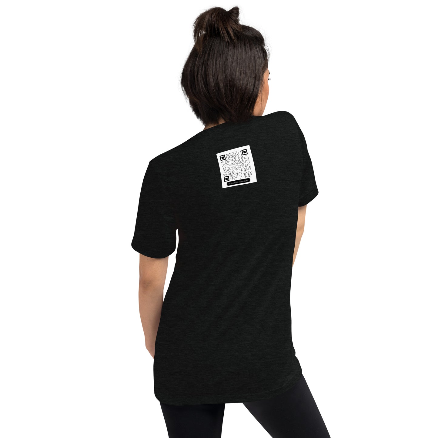DMC Black Leopard Short Sleeve Tri-Blend Comfy T-shirt